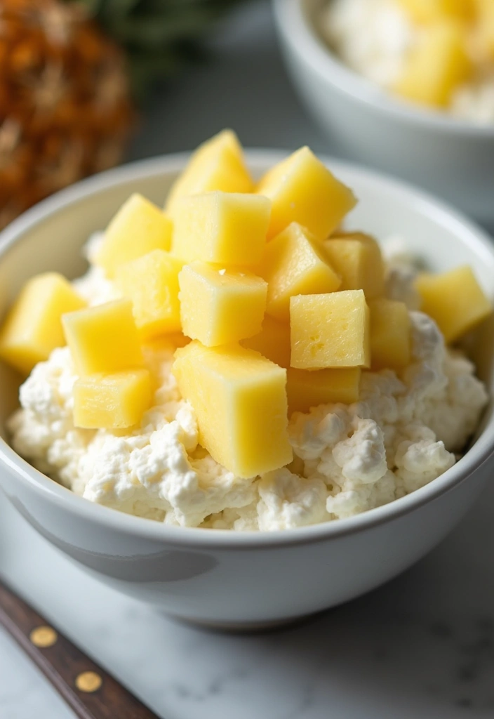25 Late Night Snack Recipes That Are Quick and Comforting - 7. Cottage Cheese with Pineapple