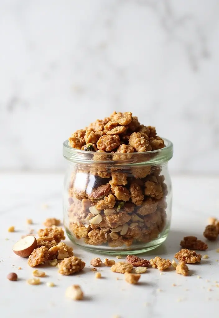 25 Low Calorie Snack Mix Recipes for Guilt-Free Munching 88 25 Low Calorie Snack Mix Recipes for Guilt-Free Munching - 14. Nut and Seed Granola Mix