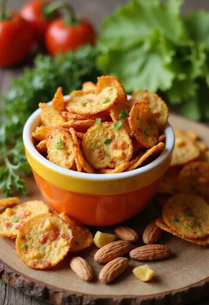 25 Low Calorie Snack Mix Recipes for Guilt-Free Munching 95 25 Low Calorie Snack Mix Recipes for Guilt-Free Munching - 15. Veggie Chip Mix