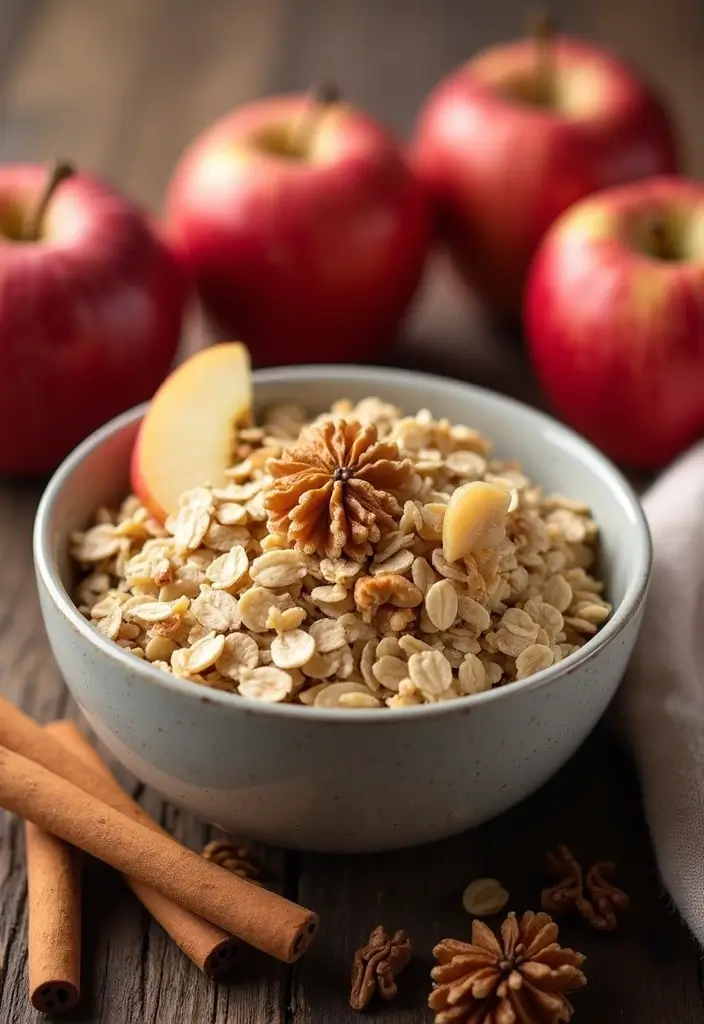 25 Low Calorie Snack Mix Recipes for Guilt-Free Munching 27 25 Low Calorie Snack Mix Recipes for Guilt-Free Munching - 5. Cinnamon Apple Oat Mix