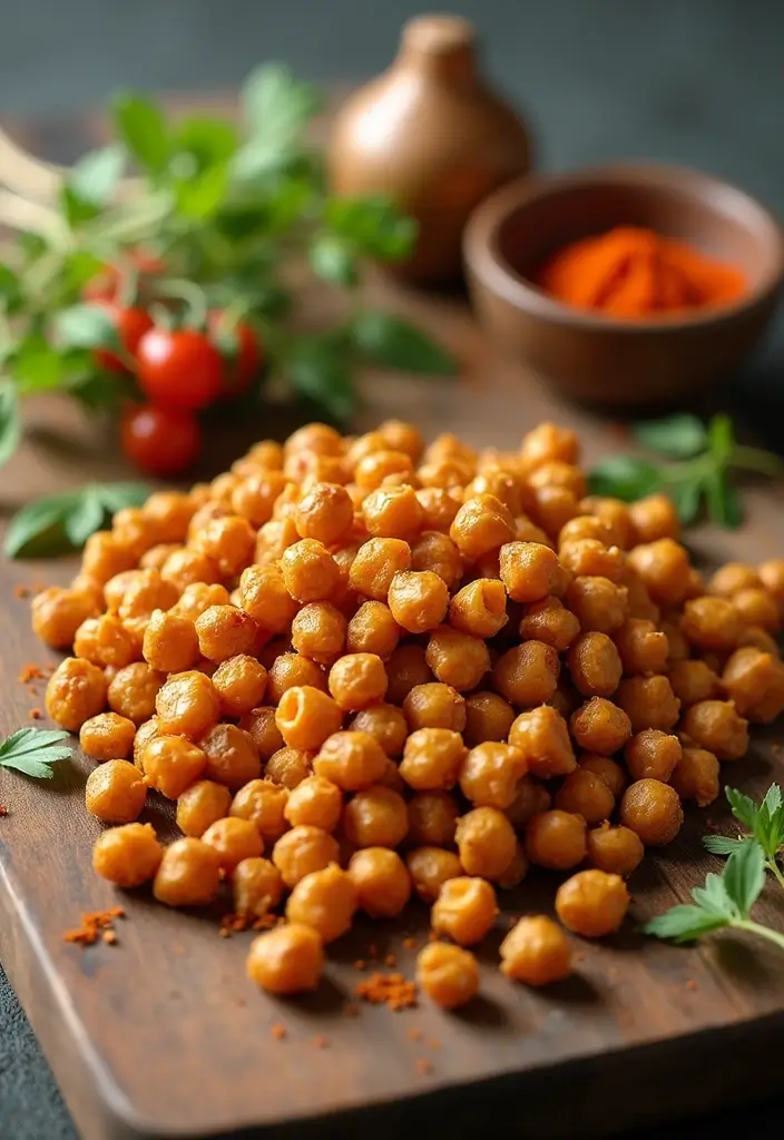 25 Low Calorie Snack Mix Recipes for Guilt-Free Munching 48 25 Low Calorie Snack Mix Recipes for Guilt-Free Munching - 8. Spicy Roasted Chickpea Snack Mix