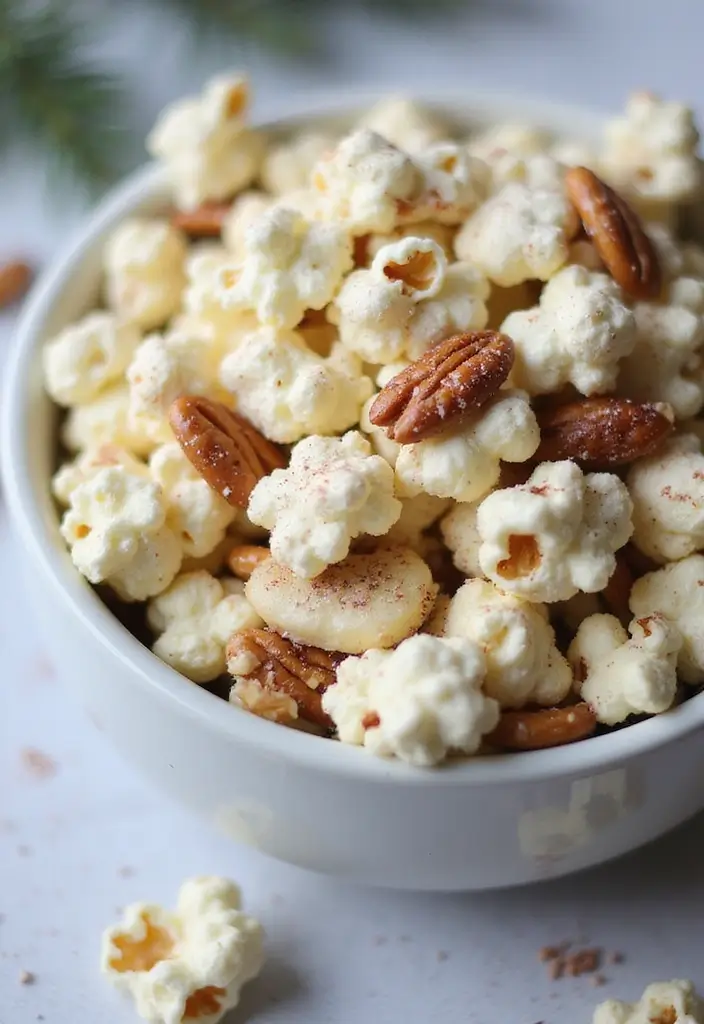 25 No Bake Christmas Snack Mix Recipes for Festive Fun 1 25 No Bake Christmas Snack Mix Recipes for Festive Fun - 1. Winter Wonderland Snack Mix