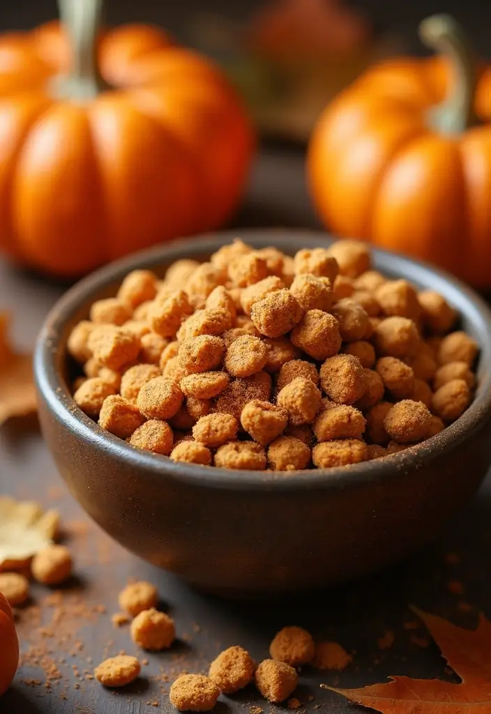 25 No Bake Christmas Snack Mix Recipes for Festive Fun 76 25 No Bake Christmas Snack Mix Recipes for Festive Fun - 12. Pumpkin Spice Cheerio Mix