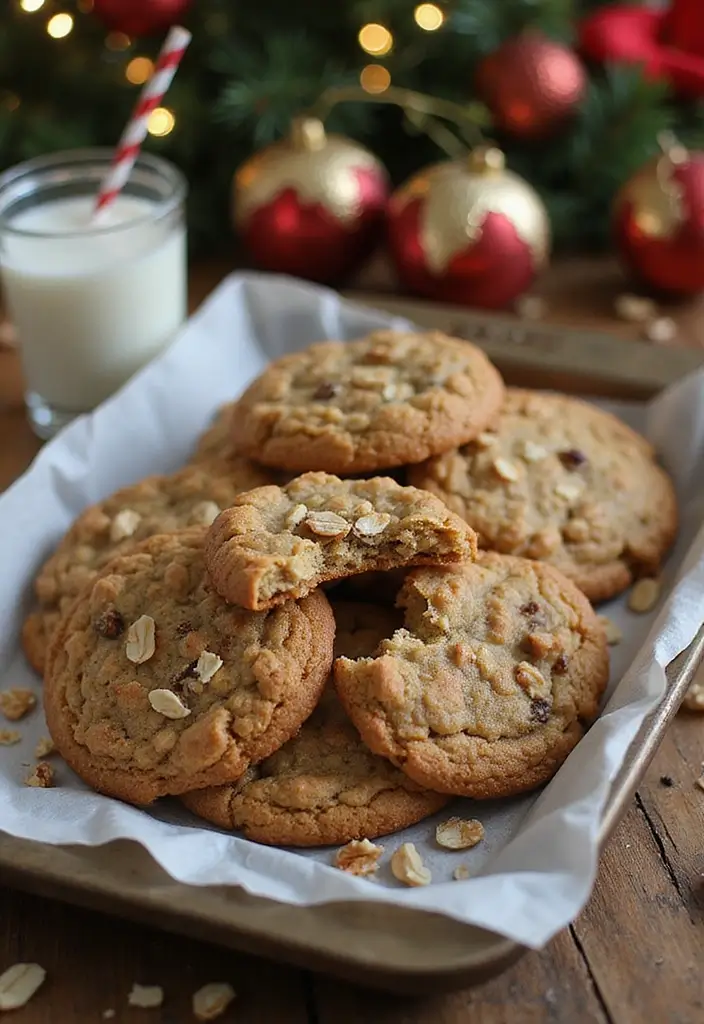 25 No Bake Christmas Snack Mix Recipes for Festive Fun 125 25 No Bake Christmas Snack Mix Recipes for Festive Fun - 19. Chewy Oatmeal Raisin Cookies