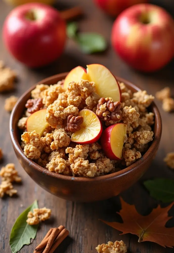 25 No Bake Christmas Snack Mix Recipes for Festive Fun 139 25 No Bake Christmas Snack Mix Recipes for Festive Fun - 21. Apple Cinnamon Snack Mix