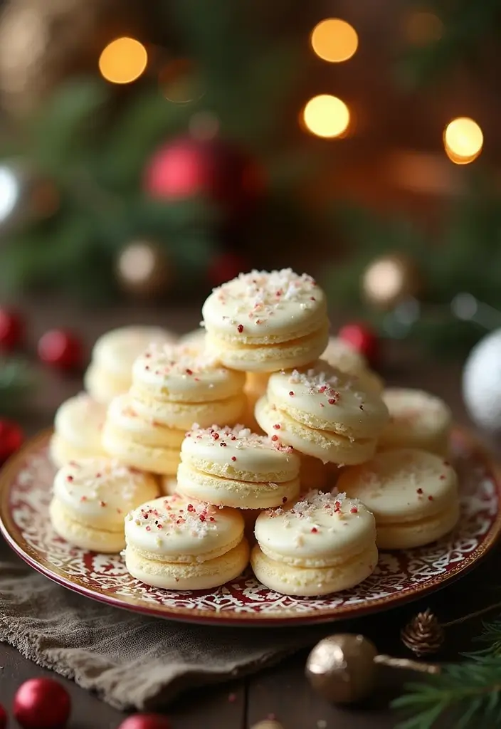 25 No Bake Christmas Snack Mix Recipes for Festive Fun 146 25 No Bake Christmas Snack Mix Recipes for Festive Fun - 22. White Chocolate Coconut Macaroons