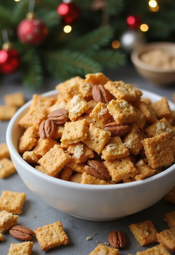 25 No Bake Christmas Snack Mix Recipes for Festive Fun 57 25 No Bake Christmas Snack Mix Recipes for Festive Fun - 9. Sweet and Salty Chex Mix