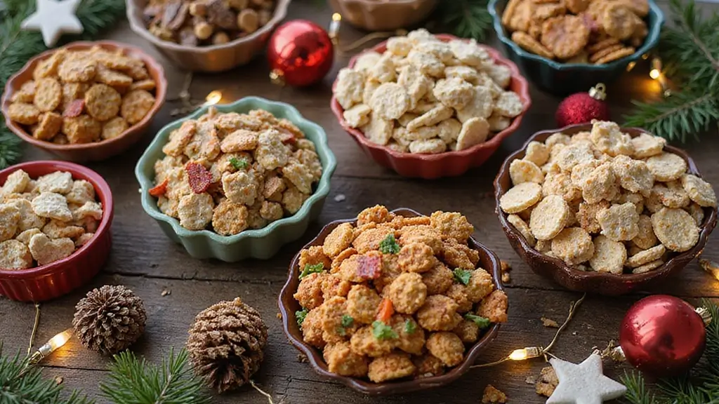 25 No Bake Christmas Snack Mix Recipes for Festive Fun