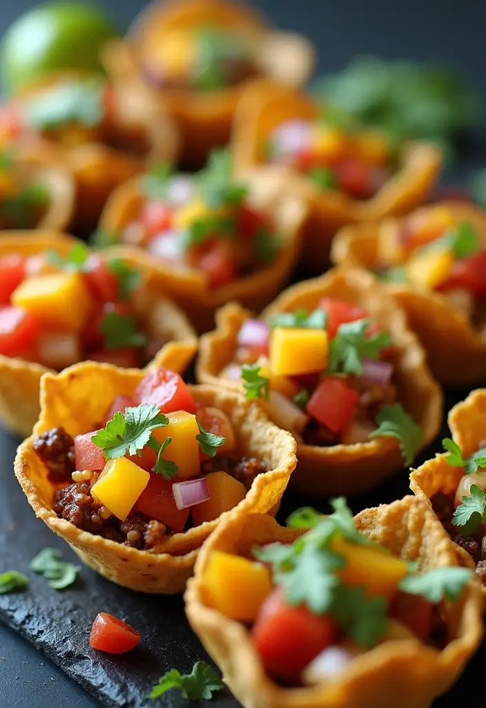 25 No Bake Snack Recipes That Take Minutes to Make 151 25 No Bake Snack Recipes That Take Minutes to Make - 23. Mini Taco Cups