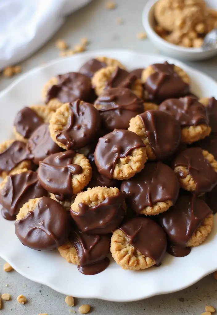 25 Oyster Cracker Snack Recipes with Big Flavor 106 25 Oyster Cracker Snack Recipes with Big Flavor - 16. Chocolate-Covered Peanut Butter Oyster Crackers