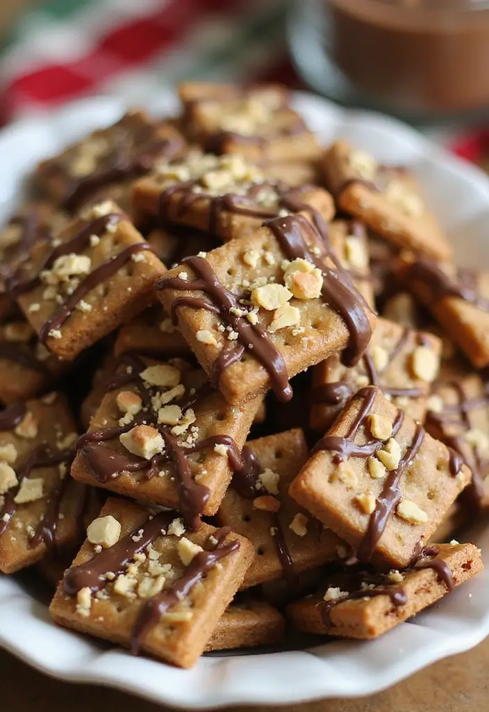 25 Oyster Cracker Snack Recipes with Big Flavor 50 25 Oyster Cracker Snack Recipes with Big Flavor - 8. Peanut Butter Chocolate Oyster Crackers