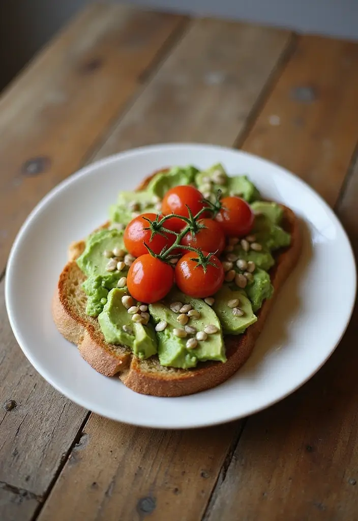 25 Protein Snack Recipes Healthy and Energizing - 12. Creamy Avocado Toast