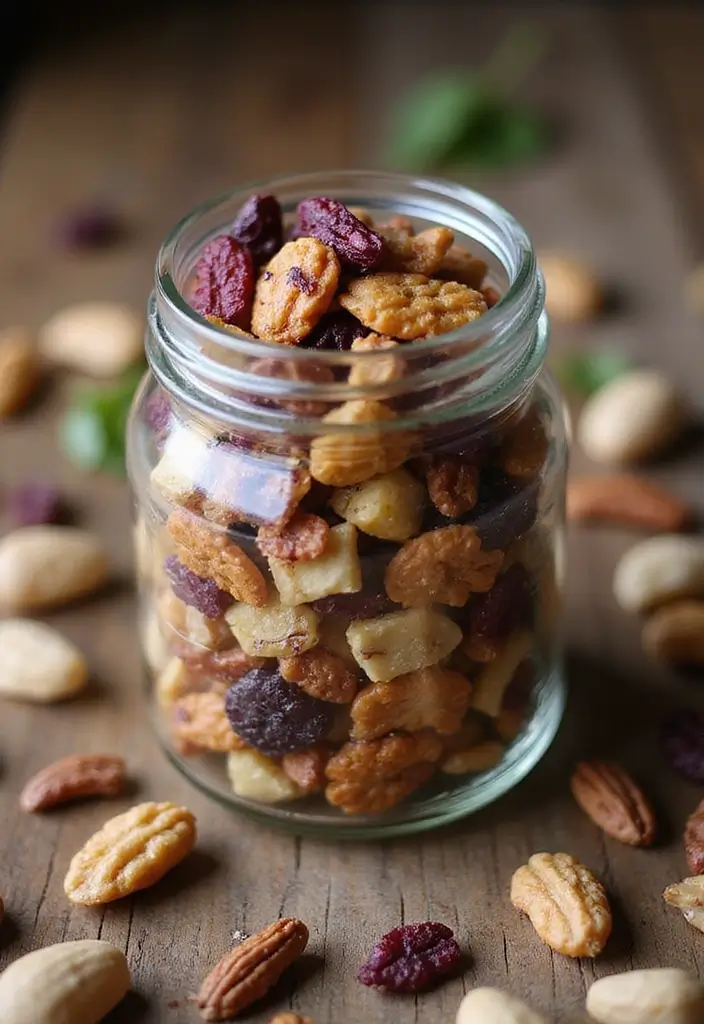 25 Protein Snack Recipes Healthy and Energizing - 15. Nutty Trail Mix
