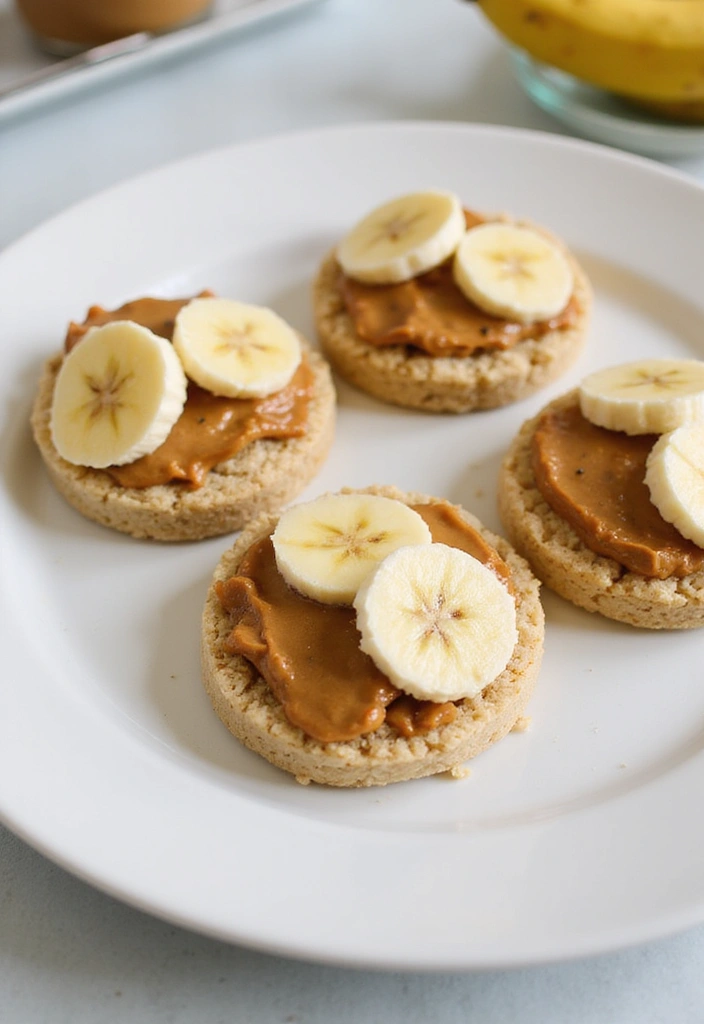 25 Protein Snack Recipes Healthy and Energizing - 22. Almond Butter Rice Cakes