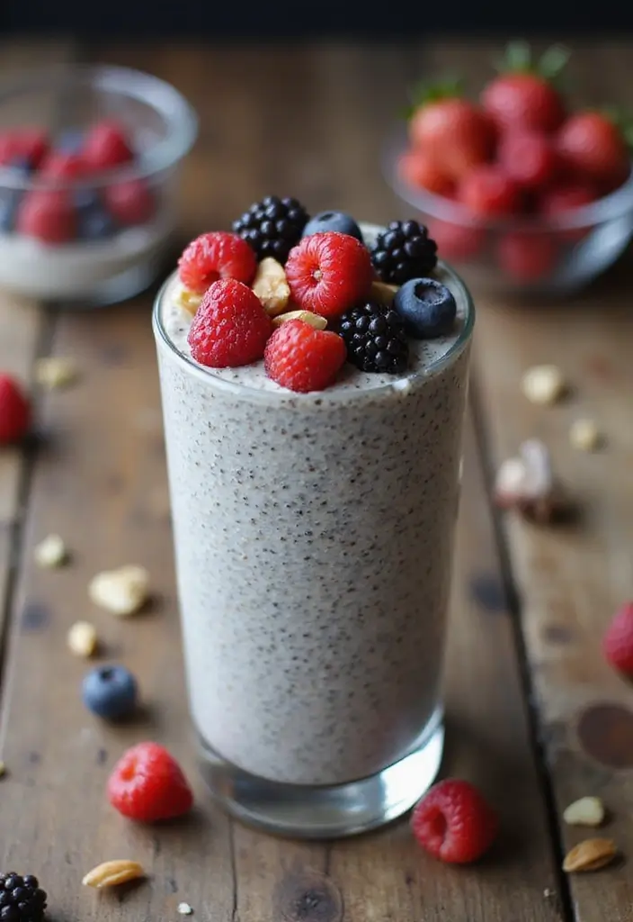 25 Protein Snack Recipes Healthy and Energizing - 5. Chia Seed Pudding