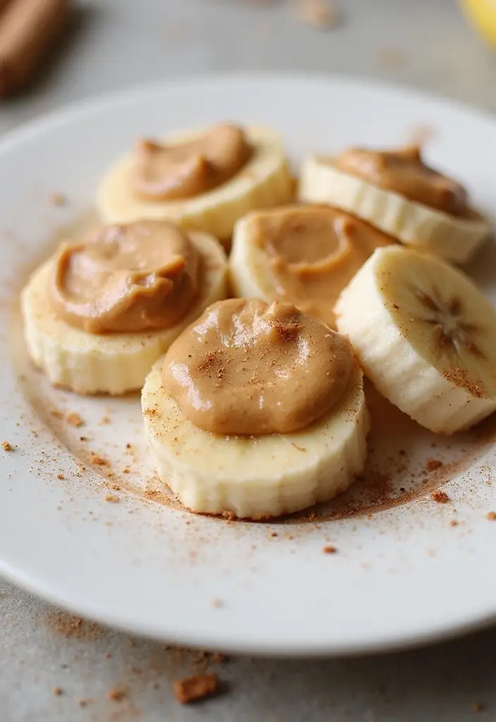 25 Quick and Easy Snack Recipes with Just 3 Ingredients 1 25 Quick and Easy Snack Recipes with Just 3 Ingredients - 1. Peanut Butter Banana Bites