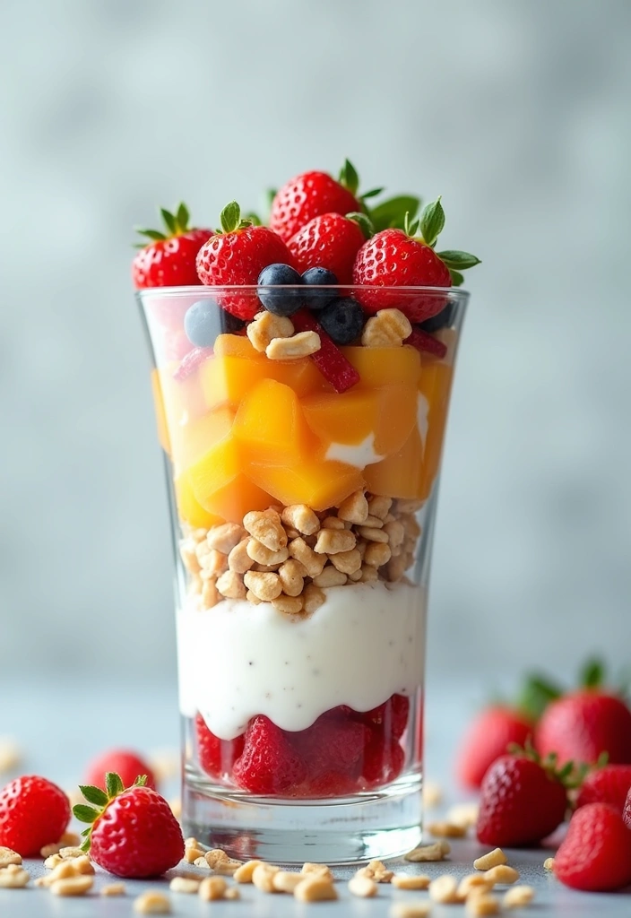 25 Quick and Easy Snack Recipes with Just 3 Ingredients 100 25 Quick and Easy Snack Recipes with Just 3 Ingredients - 16. Nutty Fruit and Yogurt Parfait