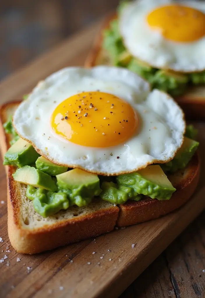 25 Quick and Easy Snack Recipes with Just 3 Ingredients 8 25 Quick and Easy Snack Recipes with Just 3 Ingredients - 2. Avocado Toast with Egg