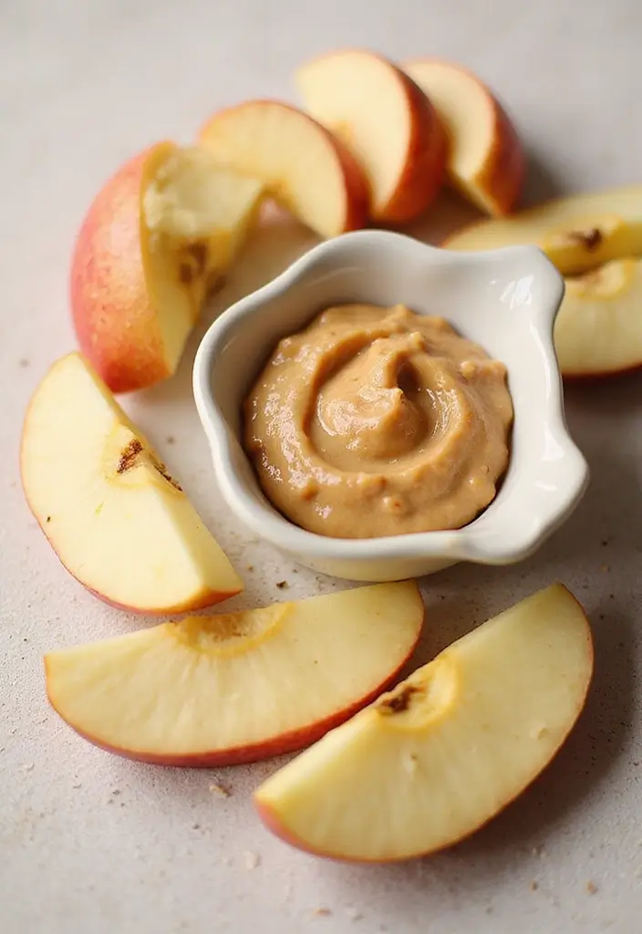 25 Quick and Easy Snack Recipes with Just 3 Ingredients 34 25 Quick and Easy Snack Recipes with Just 3 Ingredients - 6. Apple Slices with Almond Butter
