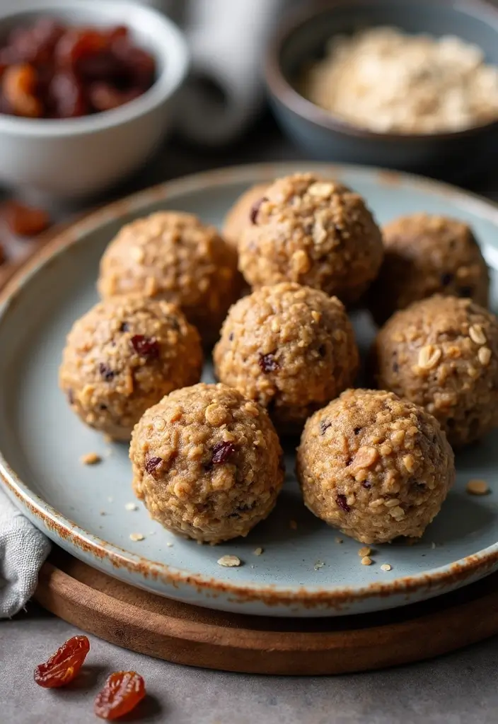 25 Quick and Easy Sweet Snack Recipes for Anytime Treats 70 25 Quick and Easy Sweet Snack Recipes for Anytime Treats - 12. Oatmeal Raisin Energy Balls