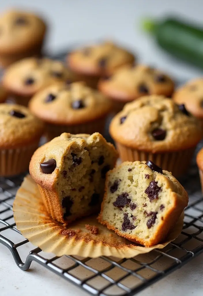 25 Quick and Easy Sweet Snack Recipes for Anytime Treats 112 25 Quick and Easy Sweet Snack Recipes for Anytime Treats - 18. Zucchini Chocolate Chip Muffins