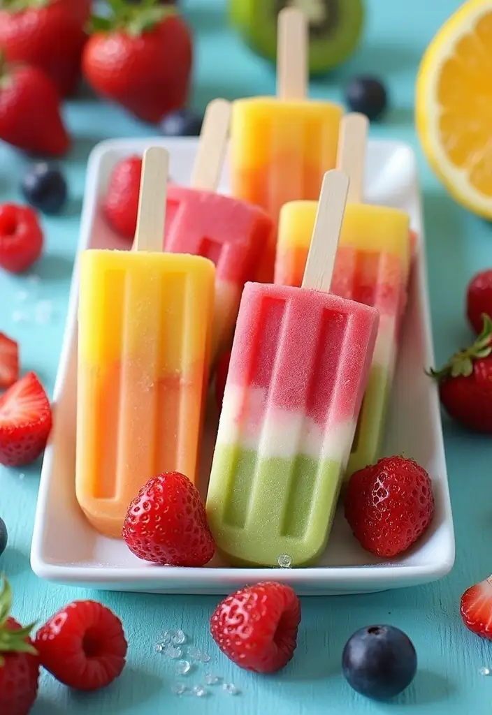 25 Quick and Easy Sweet Snack Recipes for Anytime Treats 119 25 Quick and Easy Sweet Snack Recipes for Anytime Treats - 19. Fruit Popsicles