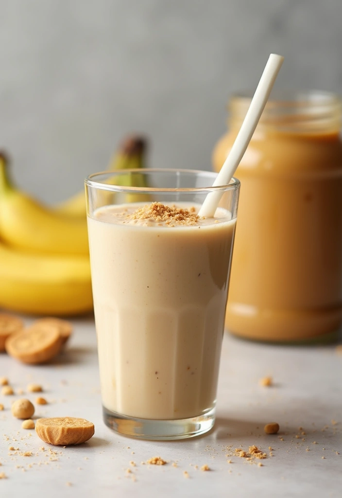 25 Quick and Easy Sweet Snack Recipes for Anytime Treats 138 25 Quick and Easy Sweet Snack Recipes for Anytime Treats - 22. Peanut Butter Banana Smoothie