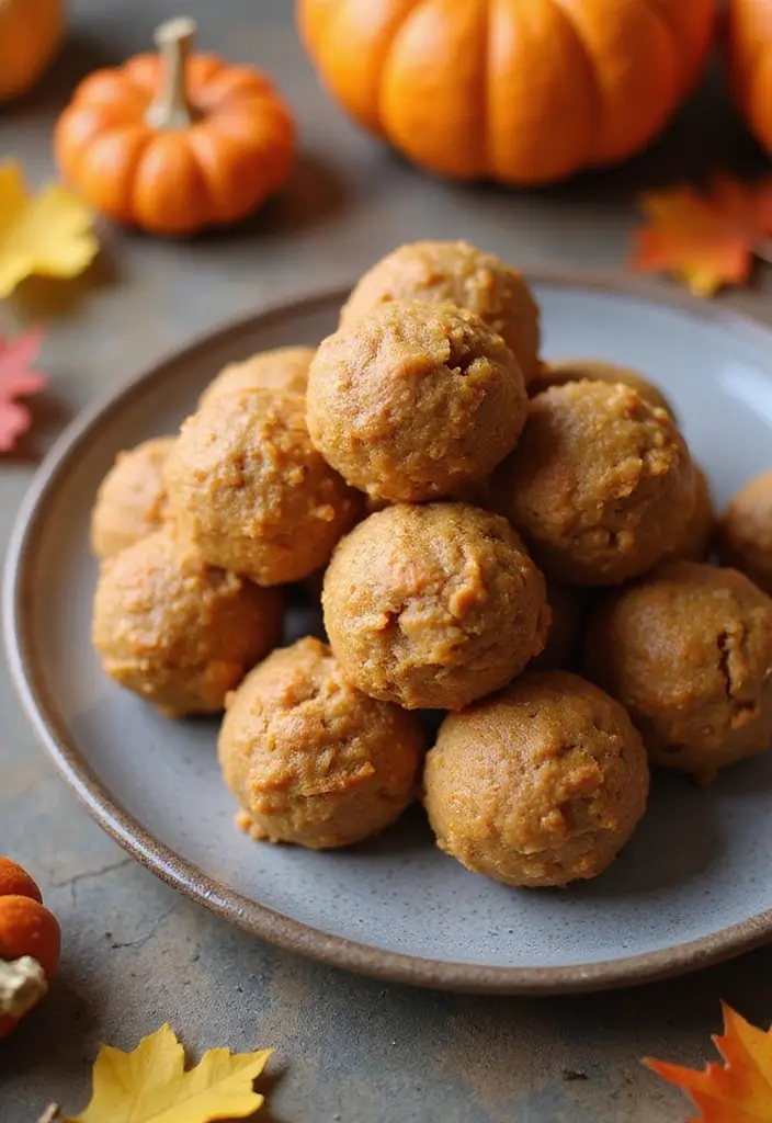 25 Quick and Easy Sweet Snack Recipes for Anytime Treats 145 25 Quick and Easy Sweet Snack Recipes for Anytime Treats - 23. Pumpkin Spice Energy Bites