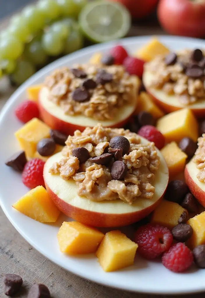25 Quick and Easy Sweet Snack Recipes for Anytime Treats 32 25 Quick and Easy Sweet Snack Recipes for Anytime Treats - 6. Apple Nachos