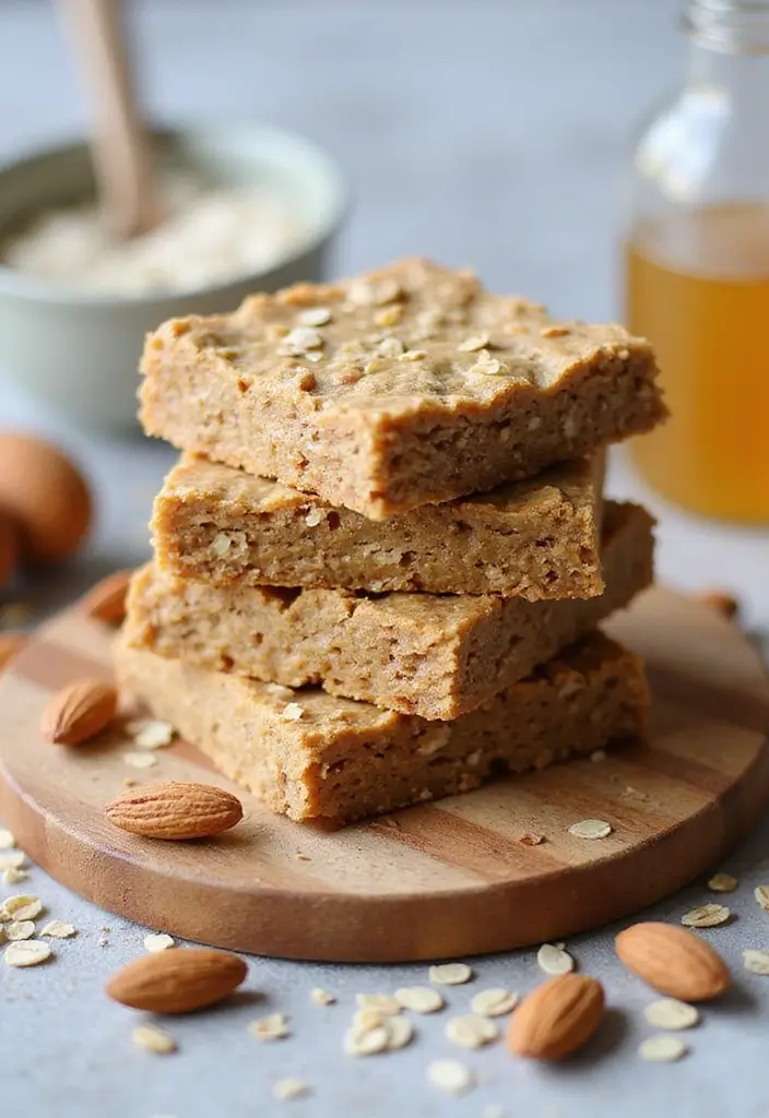 25 Quick and Easy Sweet Snack Recipes for Anytime Treats 51 25 Quick and Easy Sweet Snack Recipes for Anytime Treats - 9. Honey Almond Energy Bars