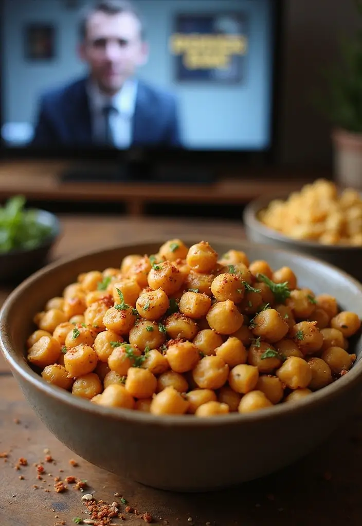 25 Savory Snack Mix Recipes for Movie Nights 1 25 Savory Snack Mix Recipes for Movie Nights - 1. Spicy Chickpea & Seed Mix