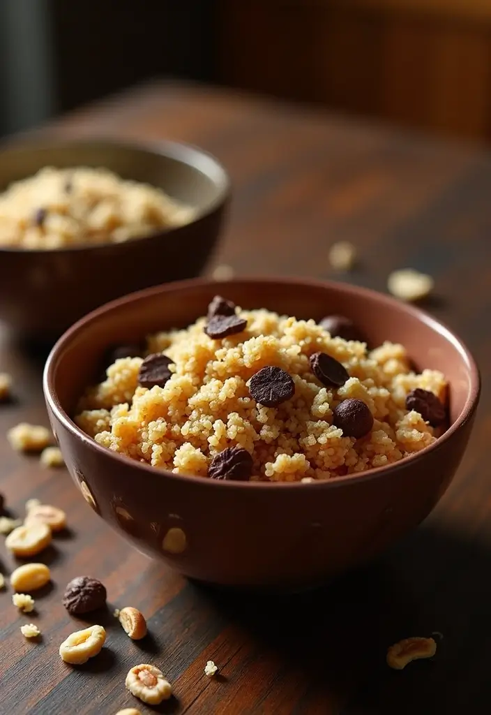 25 Savory Snack Mix Recipes for Movie Nights 64 25 Savory Snack Mix Recipes for Movie Nights - 10. Puffed Quinoa & Chocolate Mix