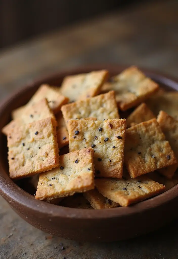 25 Savory Snack Mix Recipes for Movie Nights 113 25 Savory Snack Mix Recipes for Movie Nights - 17. Savory Seed Crackers Mix