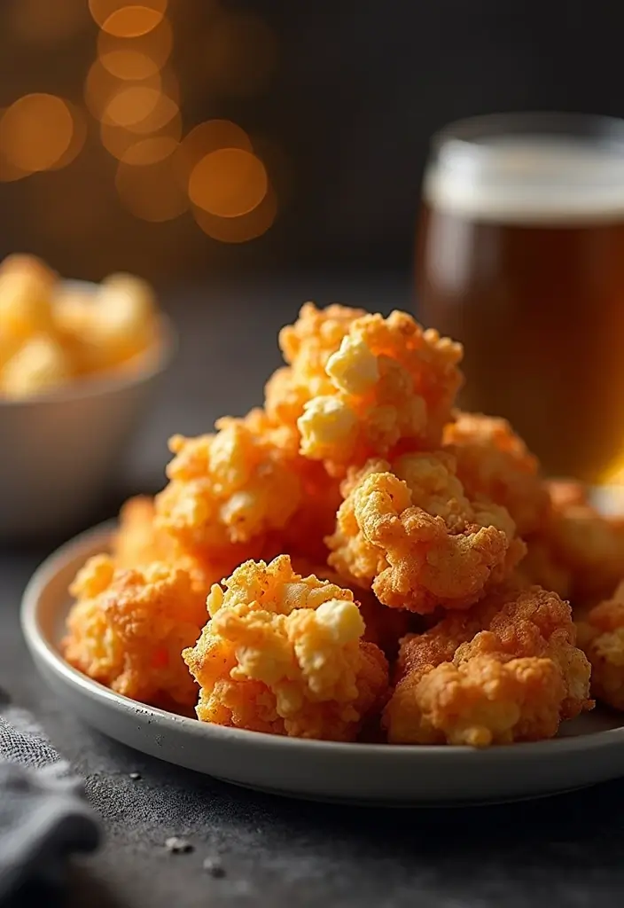 25 Savory Snack Mix Recipes for Movie Nights 127 25 Savory Snack Mix Recipes for Movie Nights - 19. Savory Popcorn Fritters