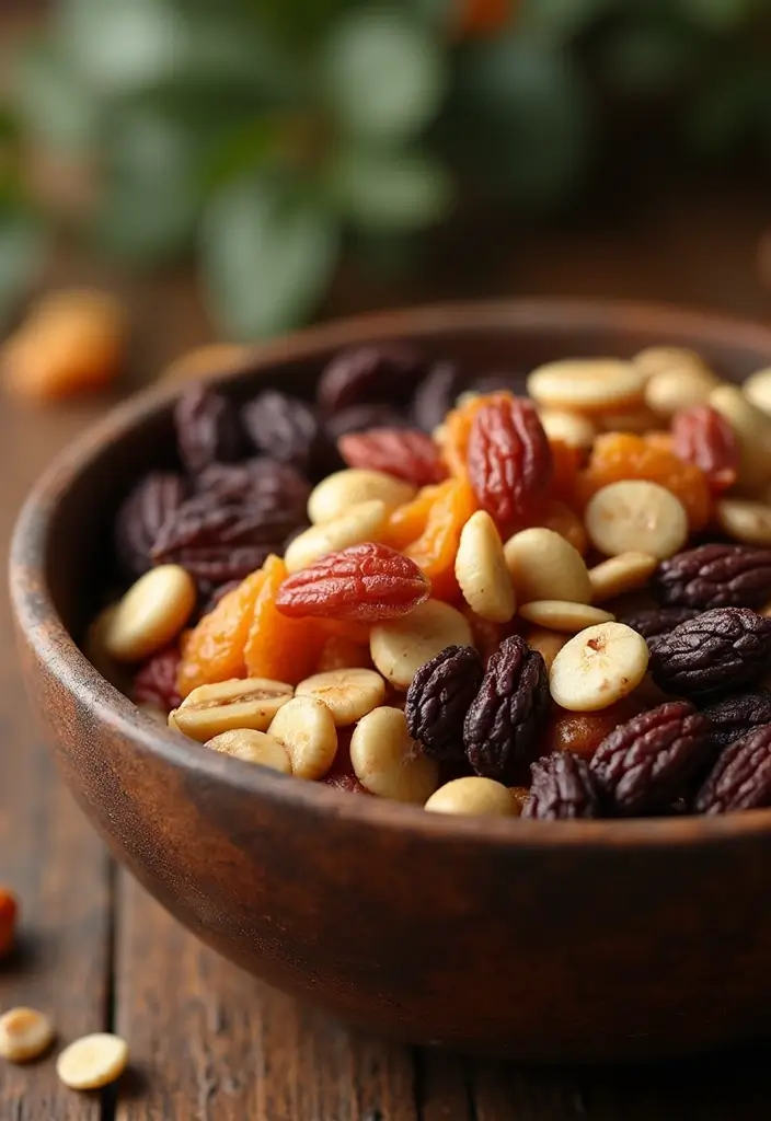 25 Savory Snack Mix Recipes for Movie Nights 8 25 Savory Snack Mix Recipes for Movie Nights - 2. Nutty Trail Mix