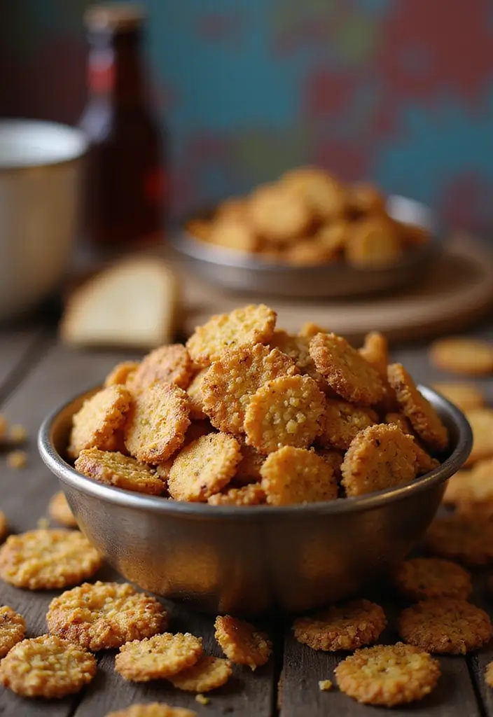 25 Savory Snack Mix Recipes for Movie Nights 22 25 Savory Snack Mix Recipes for Movie Nights - 4. Cheddar & Quinoa Crunch Mix