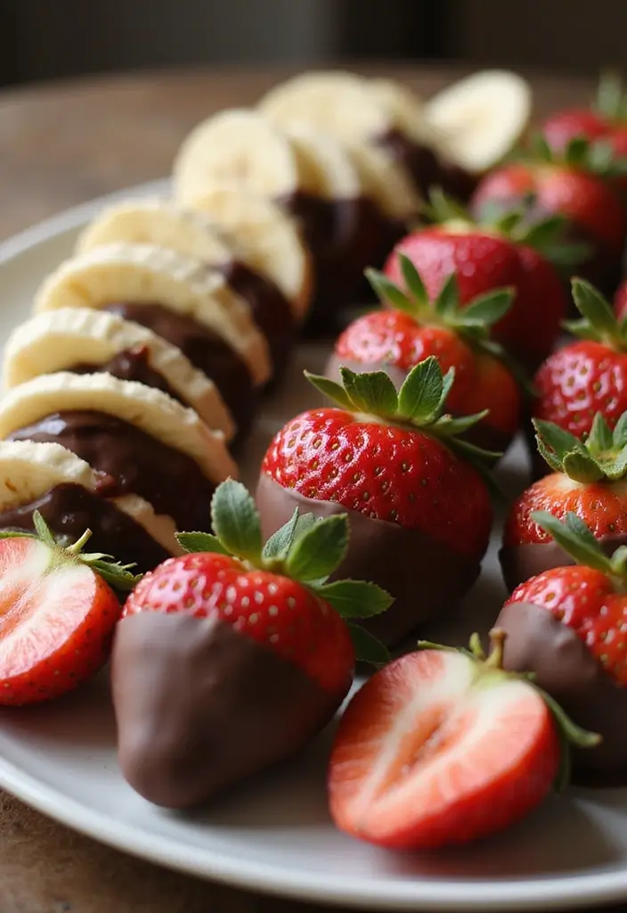 25 Snack Platter Ideas and Finger Food Appetizer Recipes for Parties 129 25 Snack Platter Ideas and Finger Food Appetizer Recipes for Parties - 20. Chocolate-Dipped Fruit