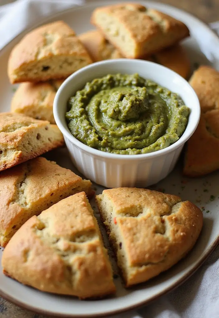 25 Snack Platter Ideas and Finger Food Appetizer Recipes for Parties 136 25 Snack Platter Ideas and Finger Food Appetizer Recipes for Parties - 21. Savory Scones with Olive Tapenade