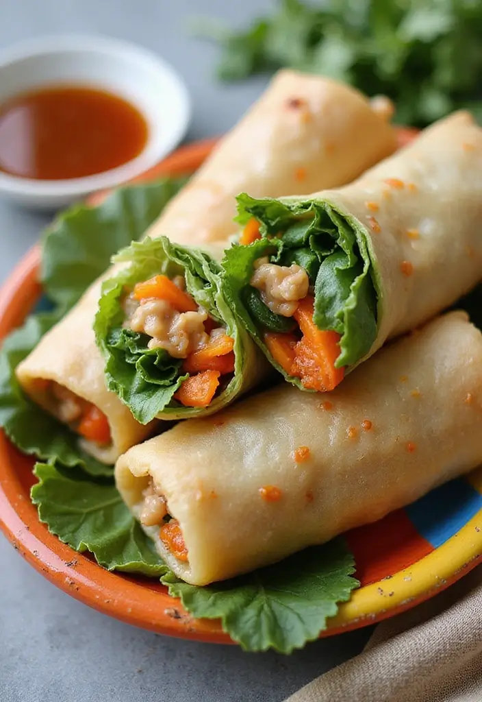25 Snack Platter Ideas and Finger Food Appetizer Recipes for Parties 143 25 Snack Platter Ideas and Finger Food Appetizer Recipes for Parties - 22. Veggie Spring Rolls