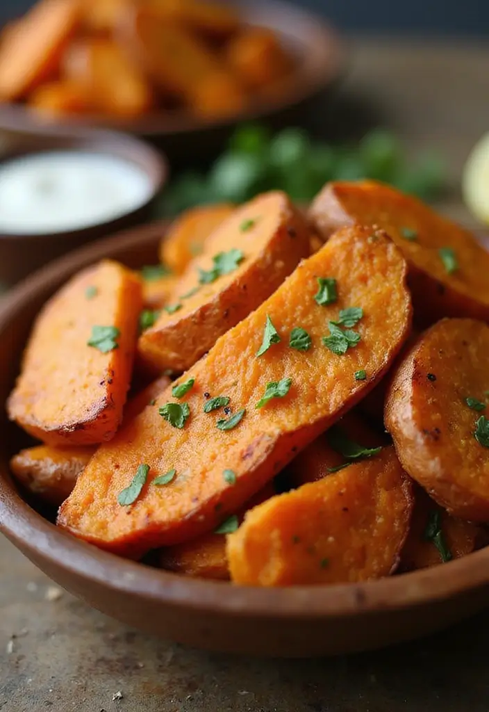 25 Snack Recipes with Potato for Crispy Savory Treats - 1. Crispy Baked Sweet Potato Fries