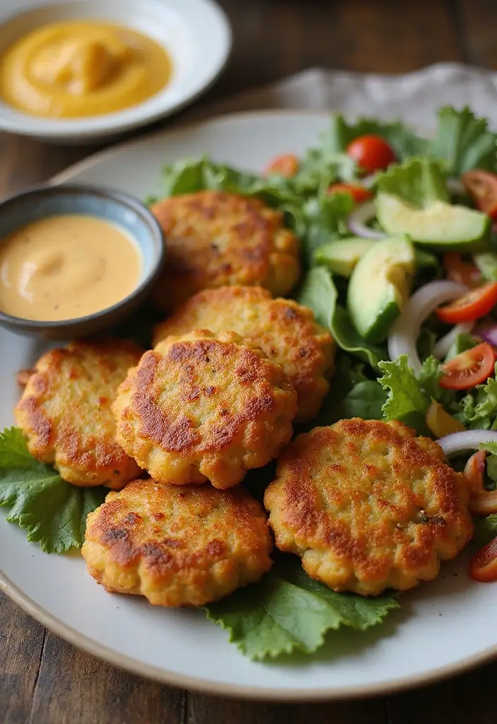 25 Snack Recipes with Potato for Crispy Savory Treats - 16. Potato and Chickpea Patties