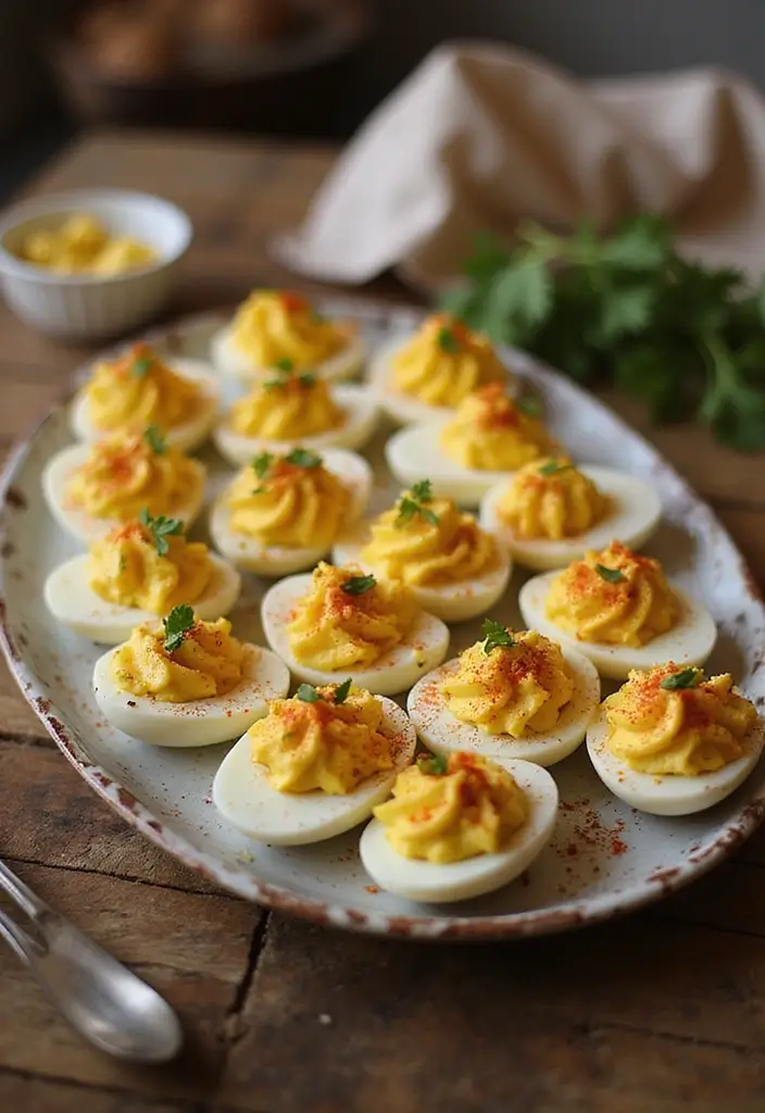 25 Spicy Ranch Snack Mix Recipes for Bold Flavor 106 25 Spicy Ranch Snack Mix Recipes for Bold Flavor - 16. Spicy Ranch Deviled Eggs