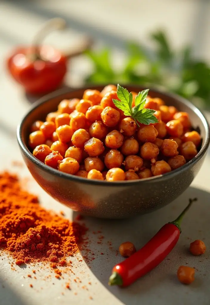 25 Weight Watchers Snack Recipes for Smart Snacking 1 25 Weight Watchers Snack Recipes for Smart Snacking - 1. Spicy Roasted Chickpeas