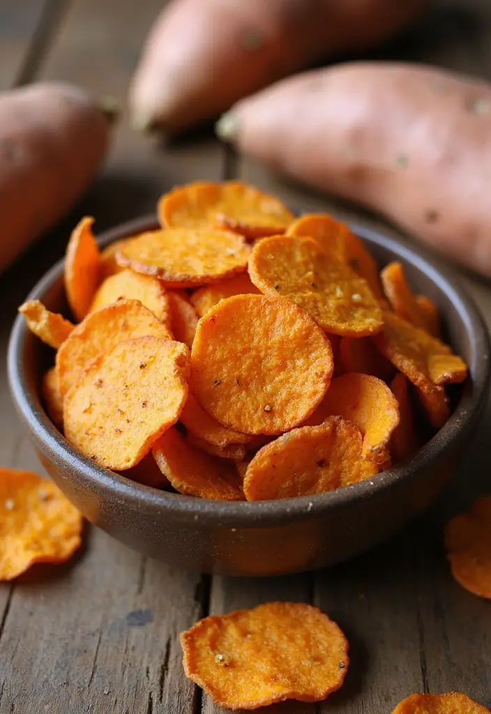 25 Weight Watchers Snack Recipes for Smart Snacking 72 25 Weight Watchers Snack Recipes for Smart Snacking - 12. Baked Sweet Potato Chips