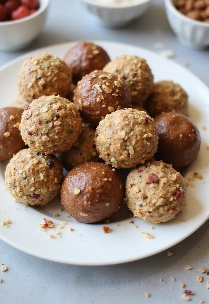 25 Weight Watchers Snack Recipes for Smart Snacking 138 25 Weight Watchers Snack Recipes for Smart Snacking - 22. No-Bake Protein Balls