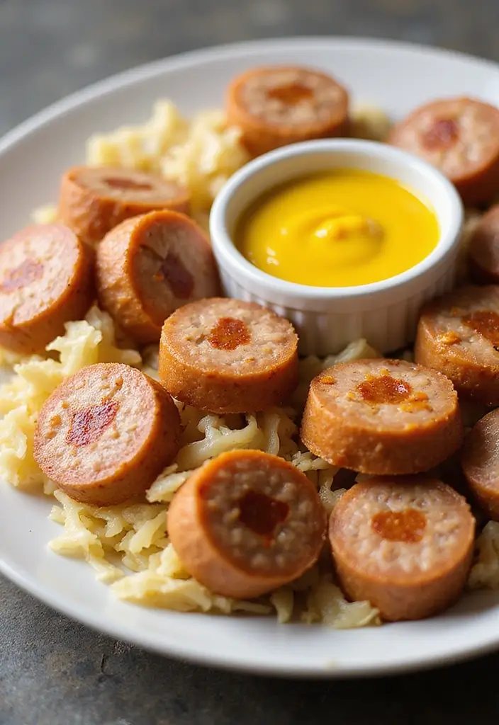 26 Easy Keto Snack Recipes for Low-Carb Lovers 165 26 Easy Keto Snack Recipes for Low-Carb Lovers - 25. Sauerkraut and Sausage Bites