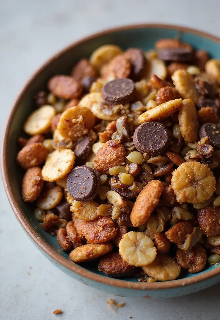 26 Easy Snack Mix Recipes for Sharing - 10. Sweet and Spicy Trail Mix