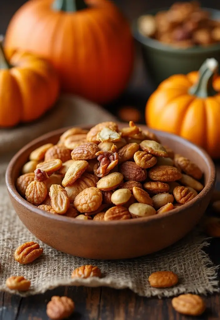 26 Easy Snack Mix Recipes for Sharing - 17. Pumpkin Spice Snack Mix