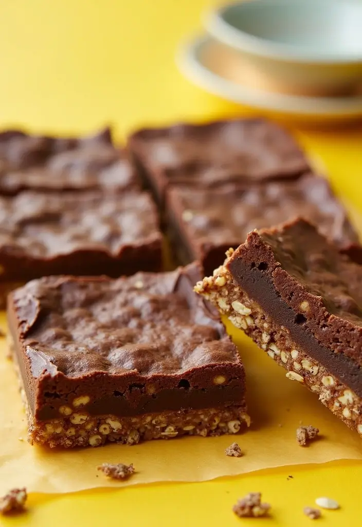 26 Easy Snack Mix Recipes for Sharing - 19. No-Bake Chocolate Oat Bars