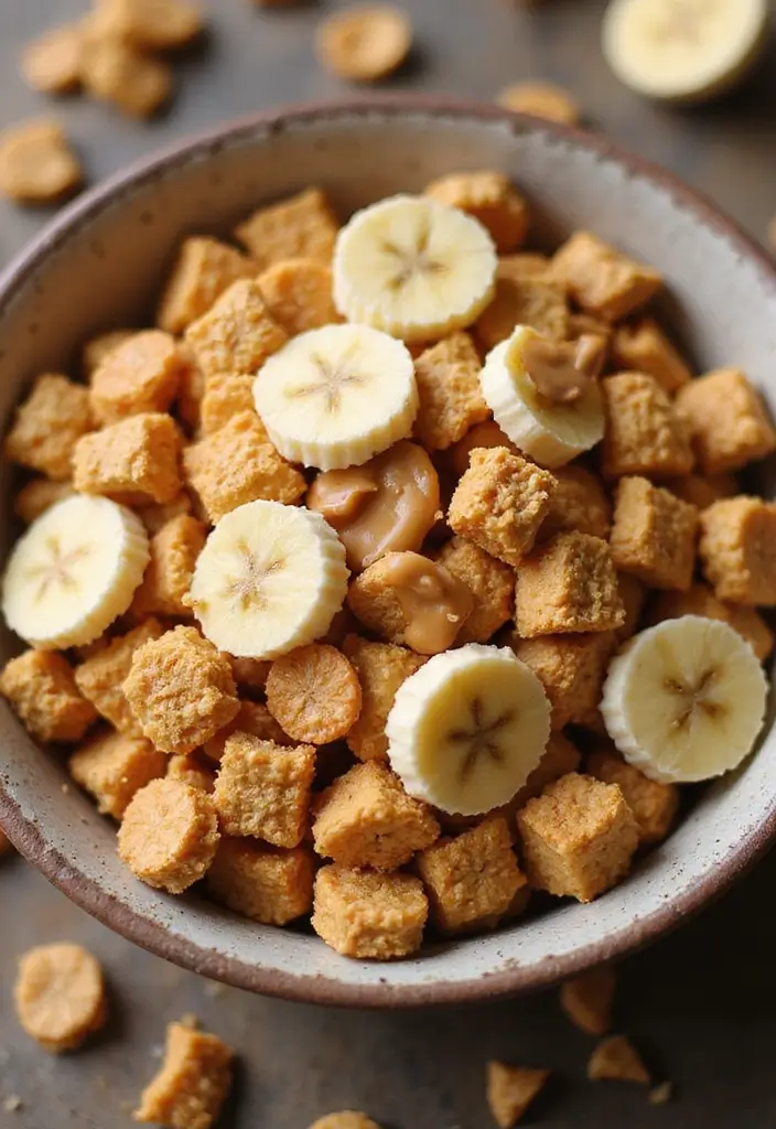 26 Easy Snack Mix Recipes for Sharing - 3. Peanut Butter Banana Crunch Mix